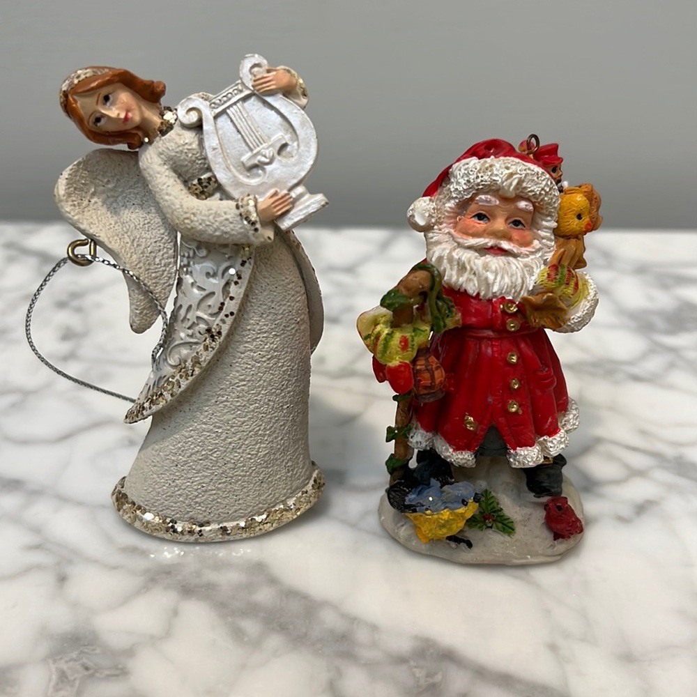 Two Small Christmas Ornaments